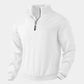 Dirk – klassischer quarter-zip pullover mit stehkragen
