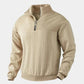 Dirk – klassischer quarter-zip pullover mit stehkragen