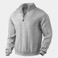 Dirk – klassischer quarter-zip pullover mit stehkragen