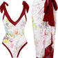 Badeanzug mit Blumenmuster - Anna