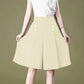 Elegante Braune Shorts mit Knöpfen - Nora