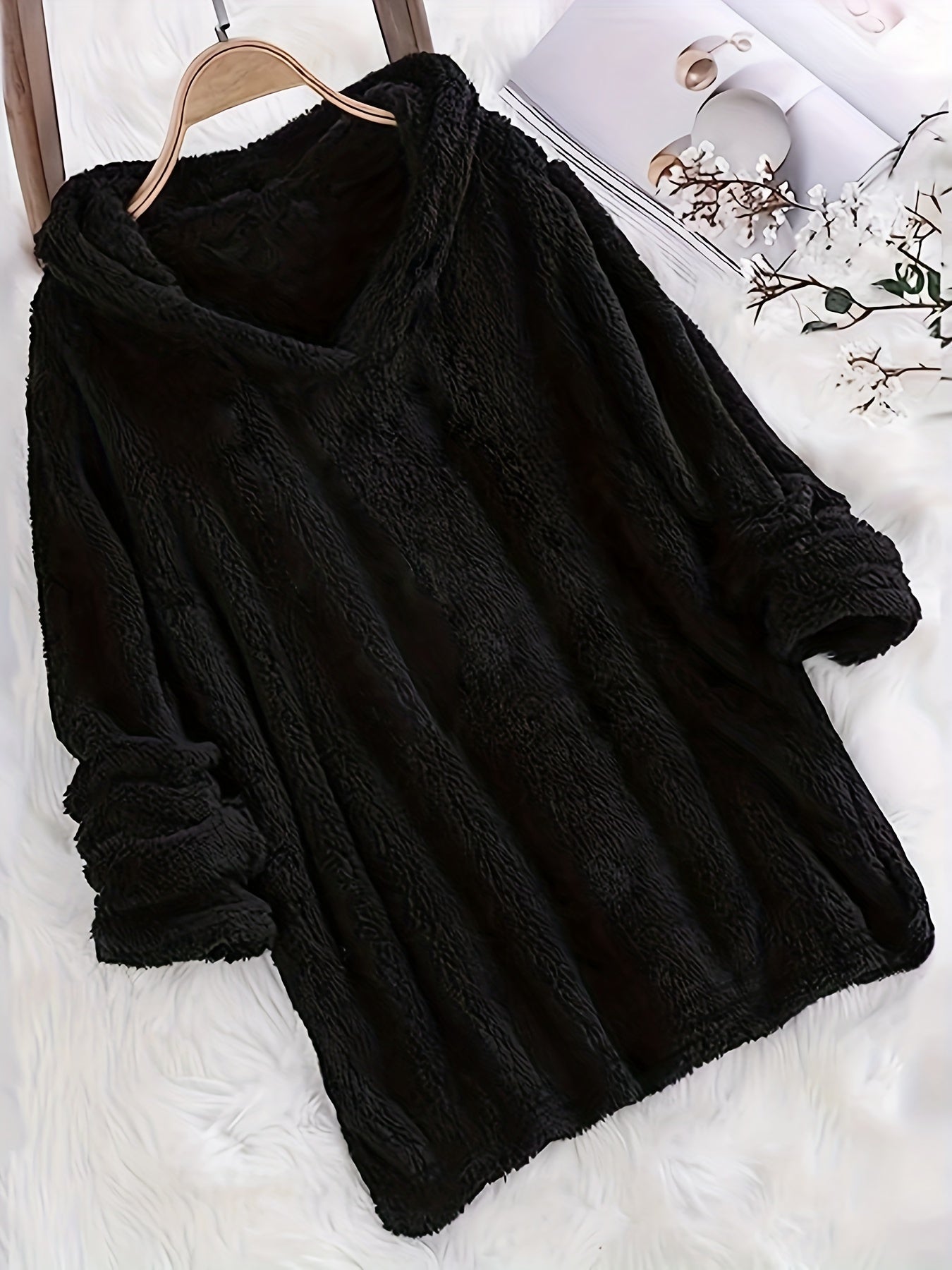 Kapuzenpullover Rosa - Kuscheliger Fleece-Hoodie