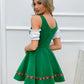 Grünes Fit-and-Flare Dirndlkleid - Lena
