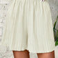 Schwarze Plissee-Shorts mit Hohem Bund - Alina