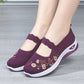 Isla - Orthopädische Florale Schwarze Slip-Ons