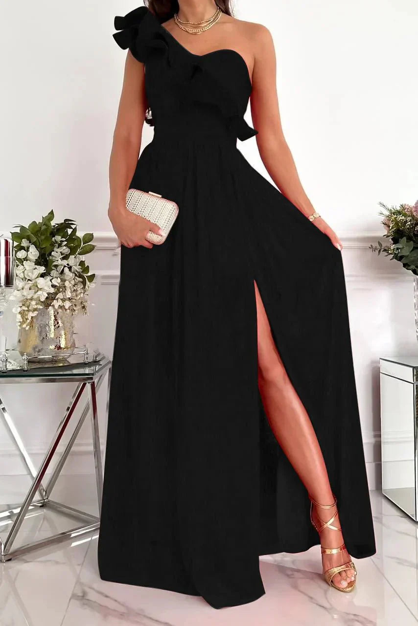 Ein schulter maxikleid für den sommer | Alfreda