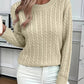 Elvira – kuscheliger herbstpullover aus weichem strickstoff