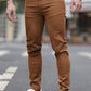 Olive Slim Fit Jeans - Lukas