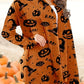 Halloween Strickjacke Orange - Gemütliche Damen Cardigan