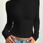Graues Langarmshirt - Lisa