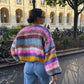 Frances - gestreifter offener pullover