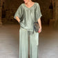 Britt - Zweiteiliges satin-Set