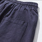 Dunkelblaue Herren Japan Style Jogginghose mit Kordelzug - Kenji