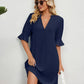 Amabel | sommer damen kleid mit v-ausschnitt