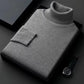 Beiger Kaschmir-Rollkragenpullover – Elina