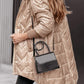 Schwarze Stylische Kapuzenjacke - Mia