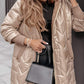 Schwarze Stylische Kapuzenjacke - Mia