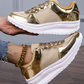 Silberne Plateau-Sneaker – Stella