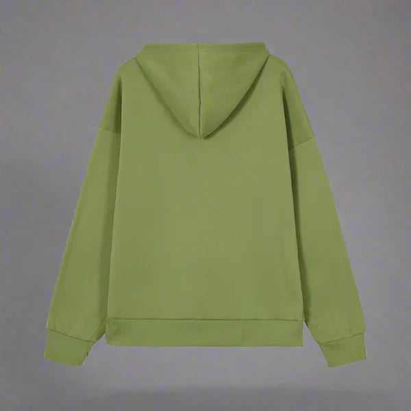 Oversize-hoodie für damen mit slogan – damen