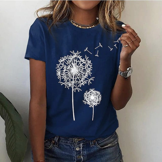 Inès lavigne - elegantes löwenzahn-shirt