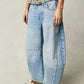 Ava - mid rise barrel jeans für damen