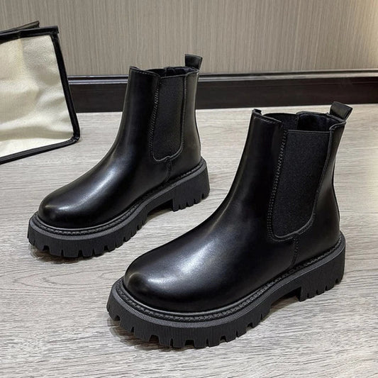 Chelsea stiefel für winter – mittelhoher schnitt, winternice