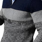 Norbert – moderner feinstrickpullover im color-blocking-design