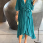 Monica - chiffonkleid mit v-ausschnitt, elegant und stilvoll