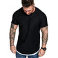Olivgrünes T-Shirt mit strukturierten Ärmeln - Jonas
