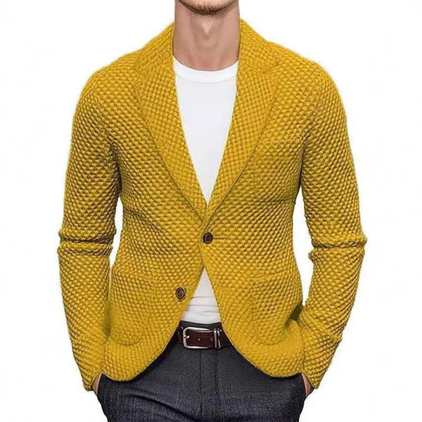Reiner – blazer mit fischgratmuster im klassischen design