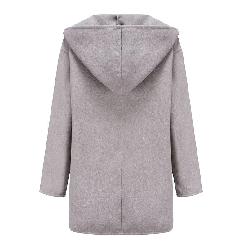 Damen winter-trenchcoat lang – eleganter mantel für kalte tage