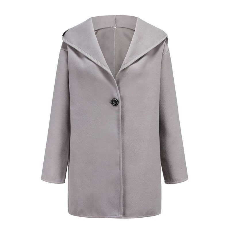 Damen winter-trenchcoat lang – eleganter mantel für kalte tage