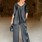 Britt - Zweiteiliges satin-Set