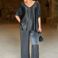 Britt - Zweiteiliges satin-Set