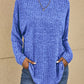 Schwarzer Lässiger Pullover - Mia