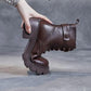 Orthopädische Winterstiefel Braun - Paul