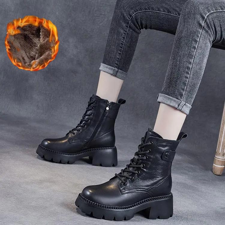 Orthopädische Winterstiefel Braun - Paul