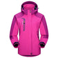 Lila Wasserdichte Wanderjacke - Alina
