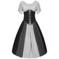 Amaris | dirndl kleid mit farbkeil-design und schnürkorsage für frauen