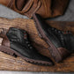 Braune Orthopädische Herrenstiefel - Ben