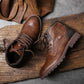 Braune Orthopädische Herrenstiefel - Ben