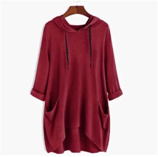 Signe Unregelmäßige Taschen-Sweatshirt