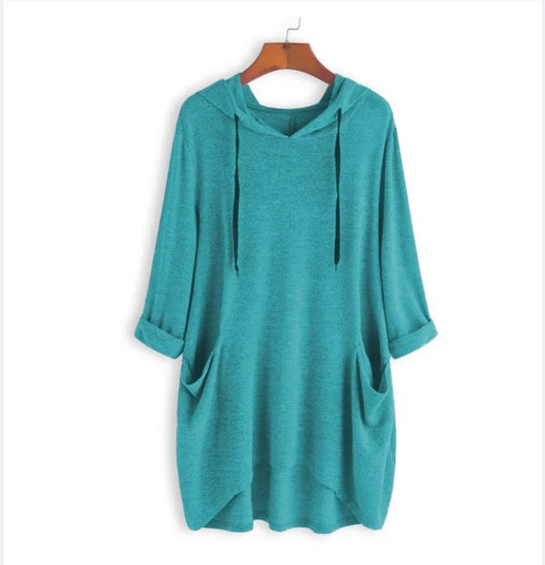 Signe Unregelmäßige Taschen-Sweatshirt