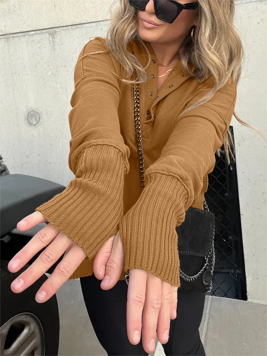 April Übergroßer Hoodie