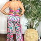 Laila's Satin Taschentuch Zweiteiler