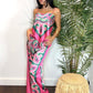Laila's Satin Taschentuch Zweiteiler