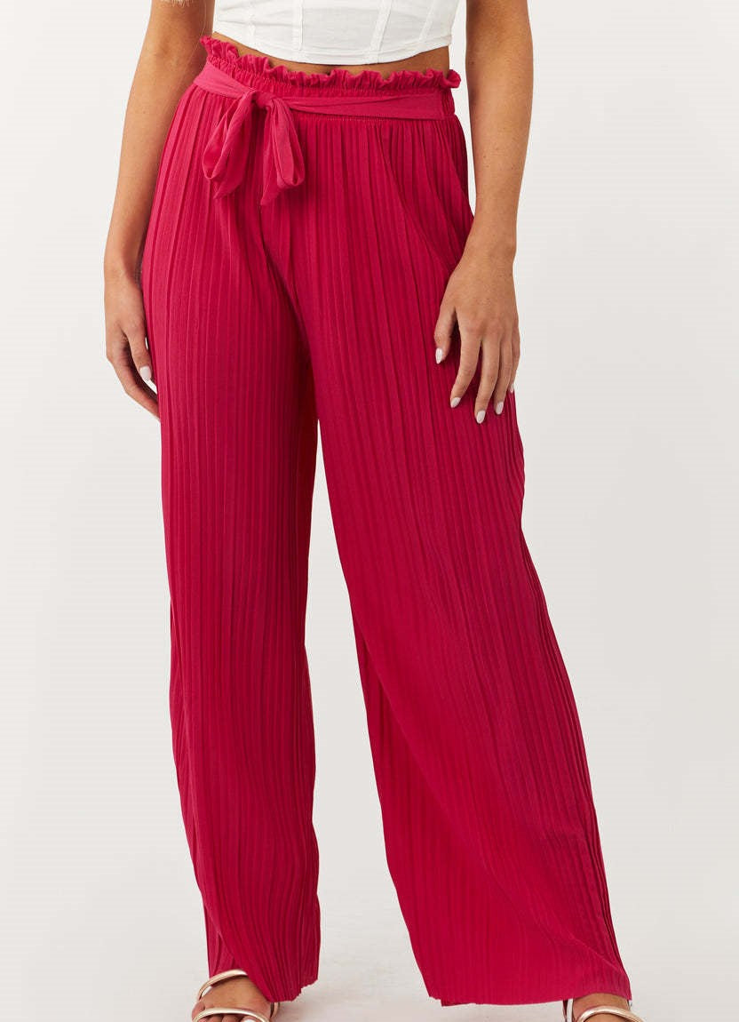Yen's Schicke Fließfaltenhose