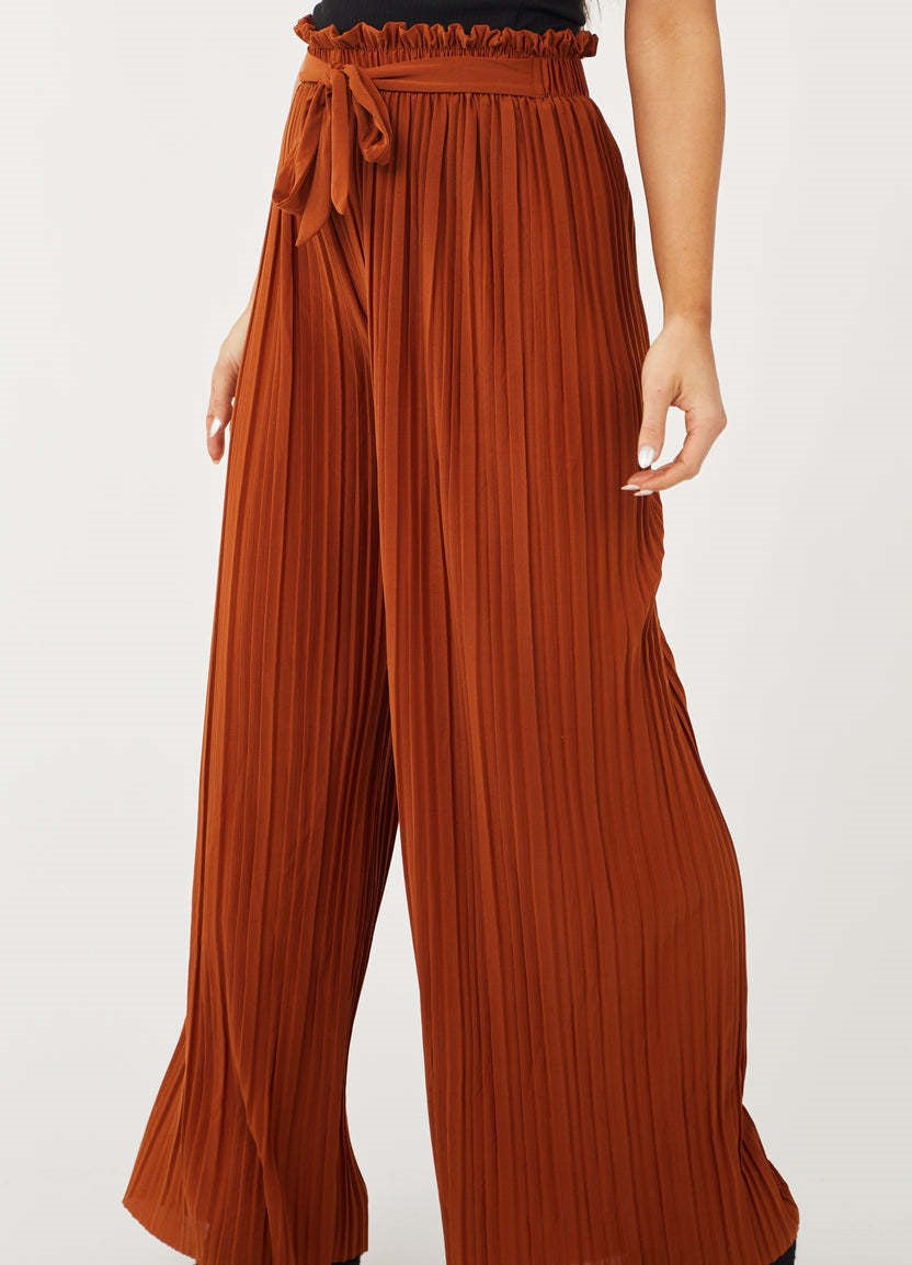 Yen's Schicke Fließfaltenhose