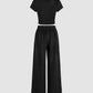 Bridgette's Knoten Weite Hosen Set