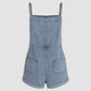 Lilly's Sommer-Chic Denim Short Romper